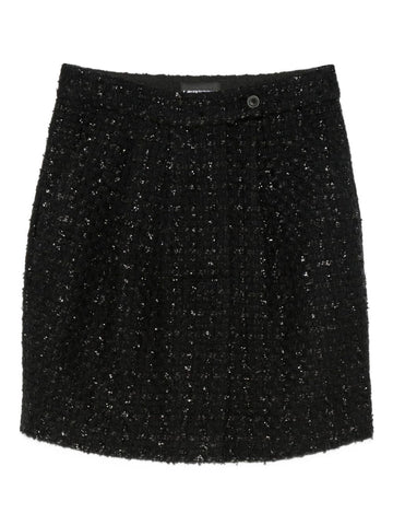 Emporio Armani Tweed sequin mini skirt