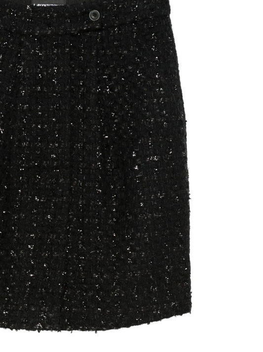 Emporio Armani Tweed sequin mini skirt