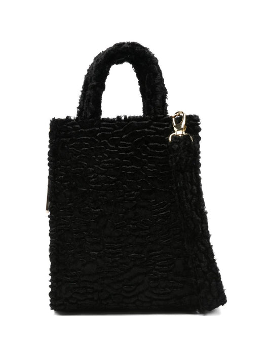 La Milanesa Faux-fur double-handle tote bag