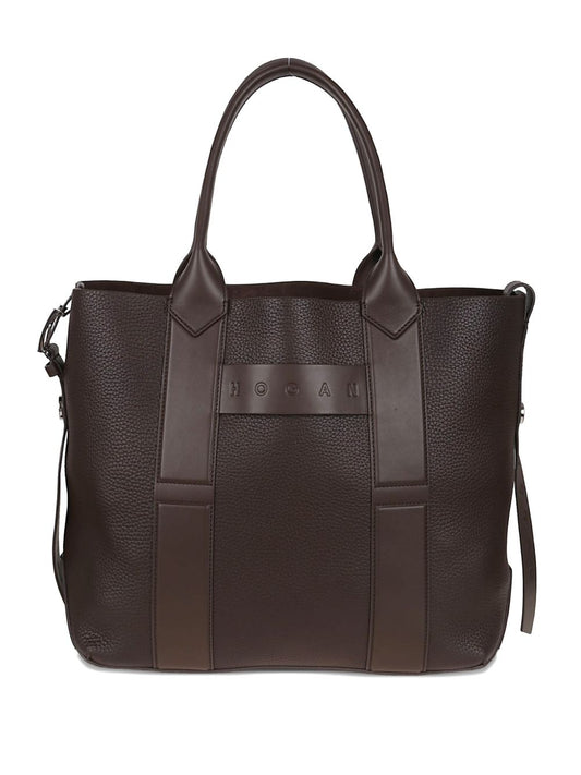 Hogan Pre Leather panelled shoulder bag
