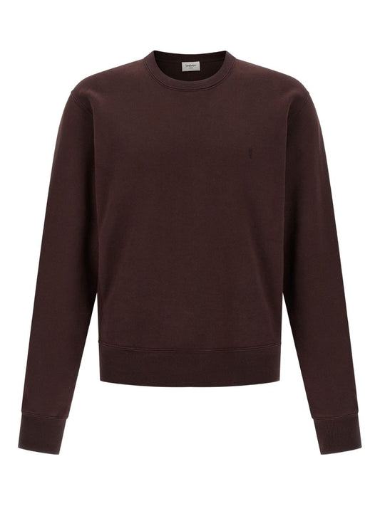 Saint Laurent Cassandre embroidered sweatshirt