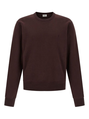 Saint Laurent Cassandre embroidered sweatshirt