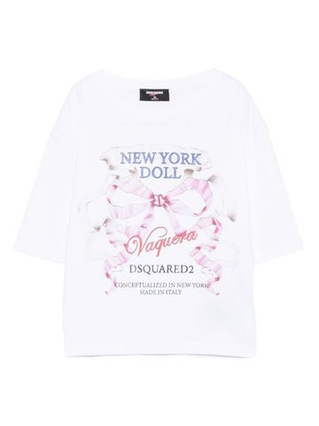 Dsquared2 T-shirts and Polos White