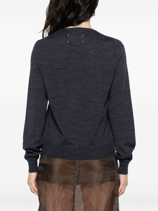 Maison Margiela Round-neck wool sweater