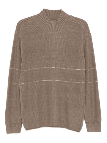 Emporio Armani High-neck striped sweater