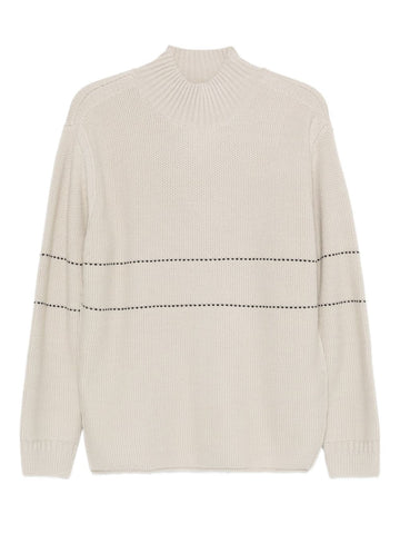 Emporio Armani High-neck striped sweater