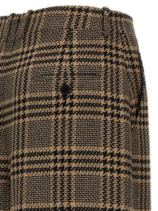 Saint Laurent Prince of Wales check trousers
