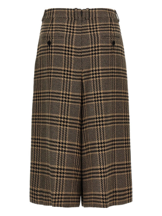 Saint Laurent Prince of Wales check trousers