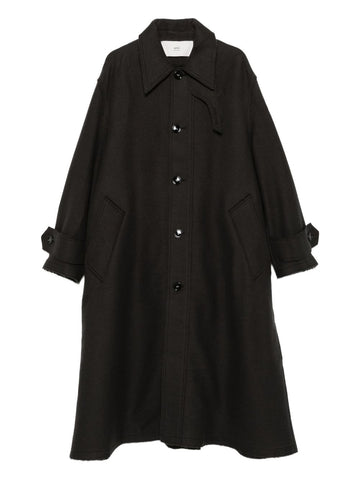 Ami Paris Coats Grey