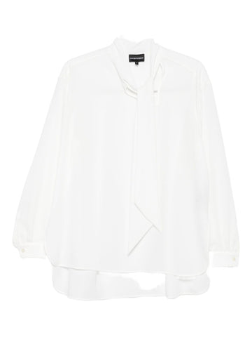 Emporio Armani Neck-tie blouse