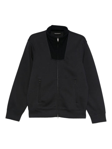 Emporio Armani Zip-front panelled jacket