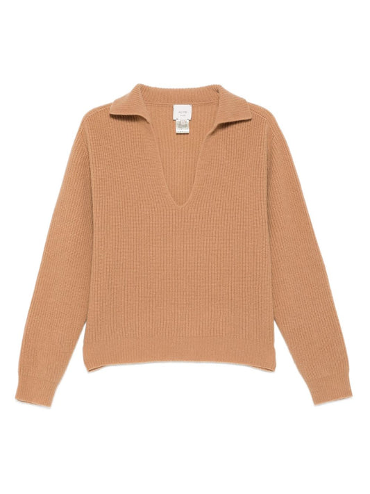 Alysi Sweaters Camel