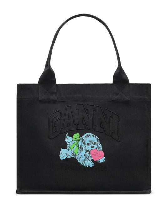 Ganni Puppy Large Tote