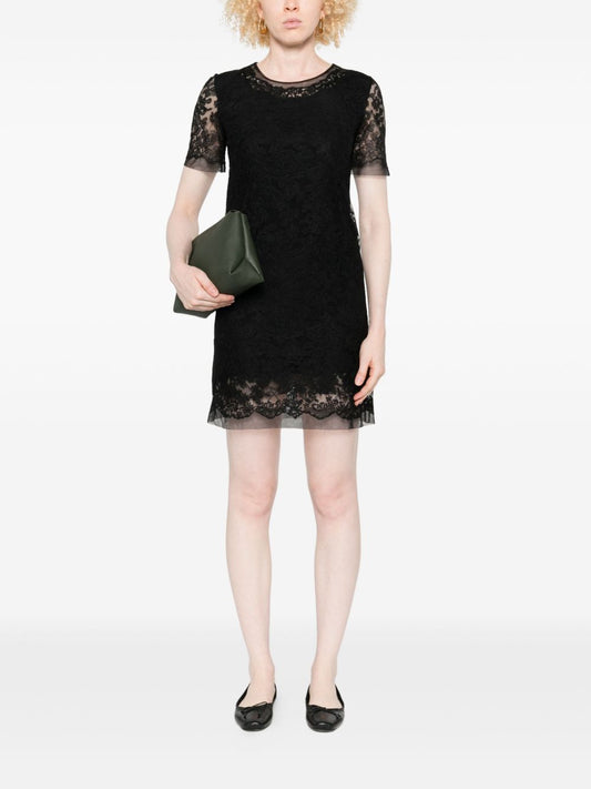 Ermanno Scervino Lace short-sleeve dress