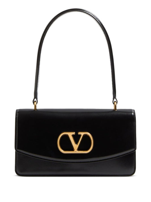 Valentino Garavani Vain Glossy Calfskin Handle Bag