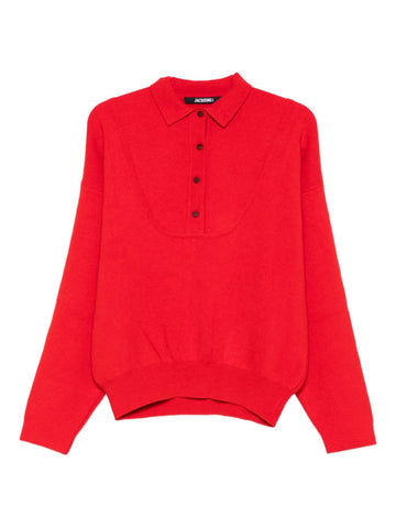 JACQUEMUS T-shirts and Polos Red