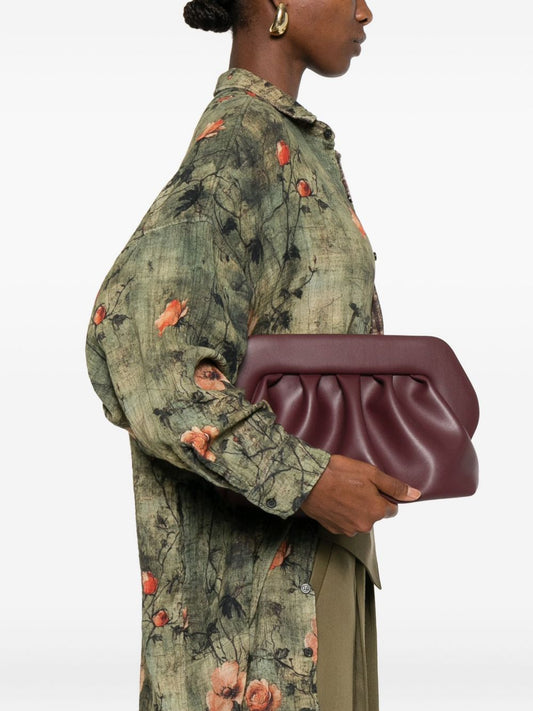 Themoire' Bios pleated clutch bag