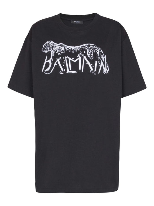 Balmain Leopard print T-shirt