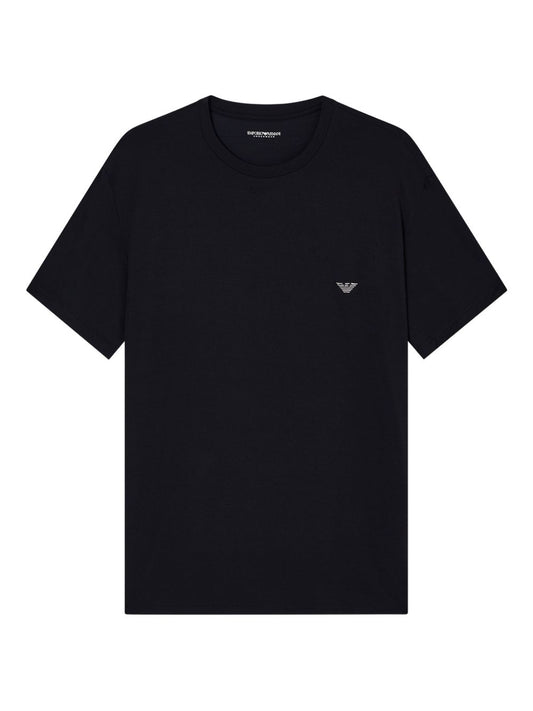 Emporio Armani Fitted loungewear T-shirt in soft modal