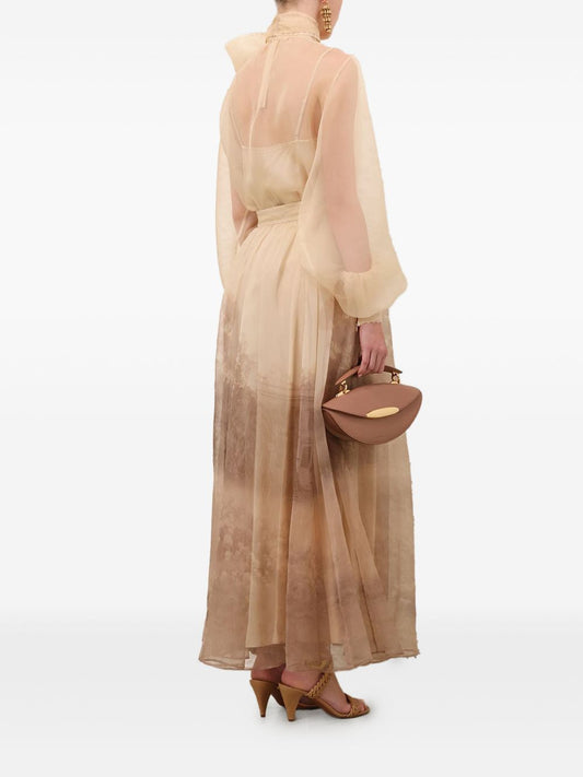 Zimmermann Memento organza maxi skirt