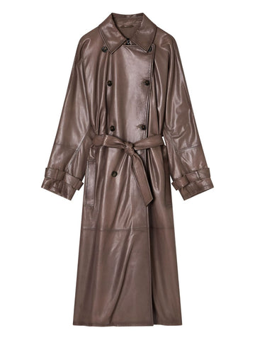 Emporio Armani Double-breasted belted trench coat