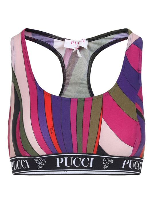 Pucci Racer-back sports bra