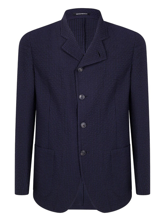 Emporio Armani Textured wool jacket