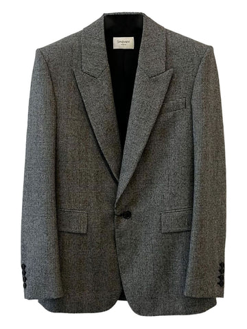 Saint Laurent Checked single-breasted blazer