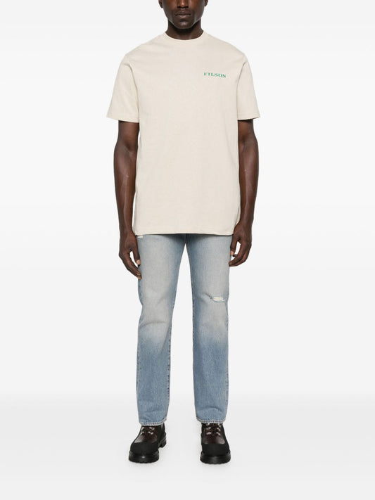 Filson T-shirts and Polos White