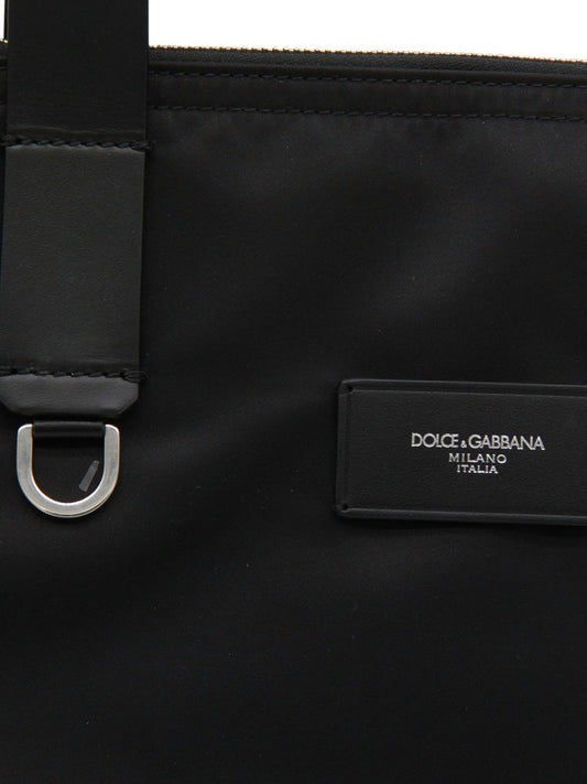 Dolce & Gabbana Adamo nylon and leather tote bag
