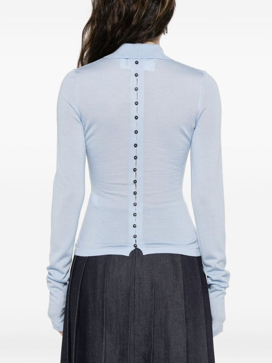 JACQUEMUS T-shirts and Polos Clear Blue