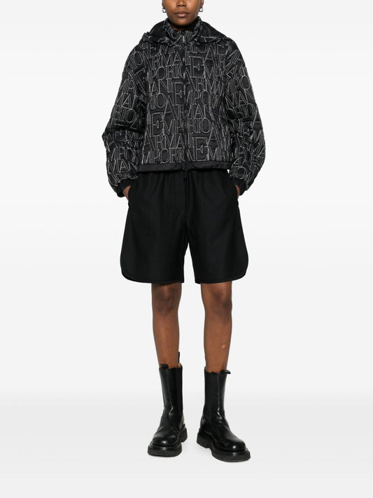 Emporio Armani Coats Black