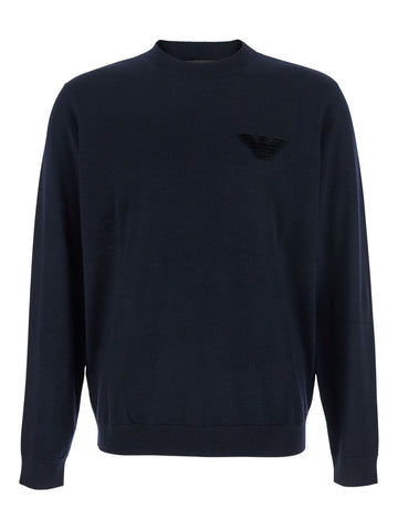 Emporio Armani Sweaters Blue