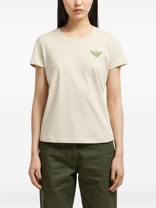 Emporio Armani T-shirts and Polos Beige