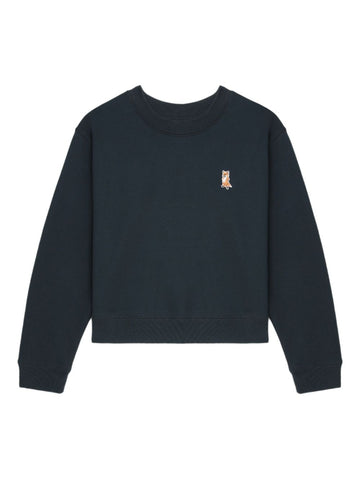 Maison Kitsuné Fox-embroidered sweatshirt