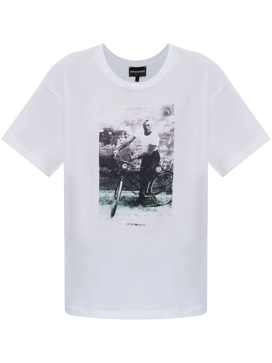 Emporio Armani T-shirts and Polos White