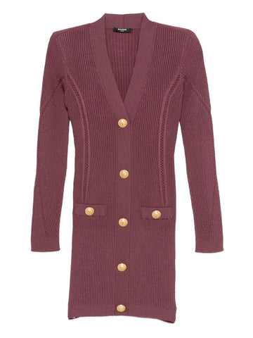 Balmain Dresses Purple