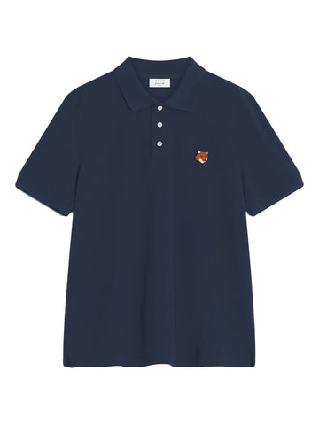 Maison Kitsuné Logo-embroidered polo shirt
