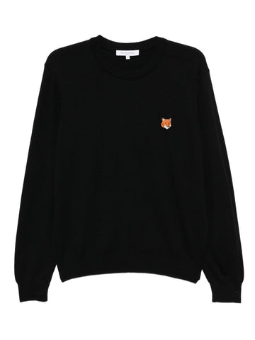 Maison Kitsuné Bold fox head patch sweater