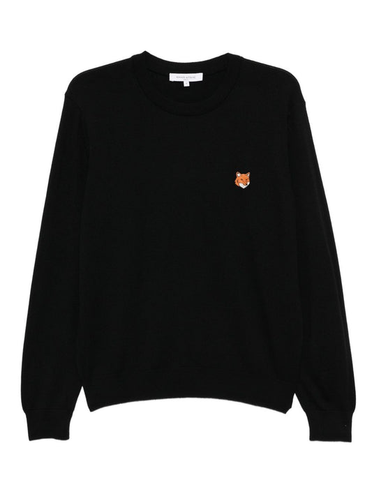Maison Kitsuné Bold fox head patch sweater