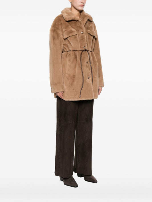 MOLLIOLLI Coats Brown
