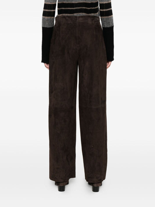 Via Masini 80 Trousers Brown