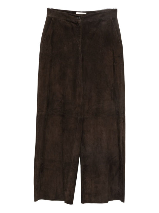 Via Masini 80 Trousers Brown