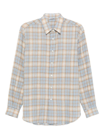 AURALEE Shirts Clear Blue