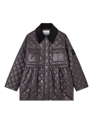 GANNI Coats Grey