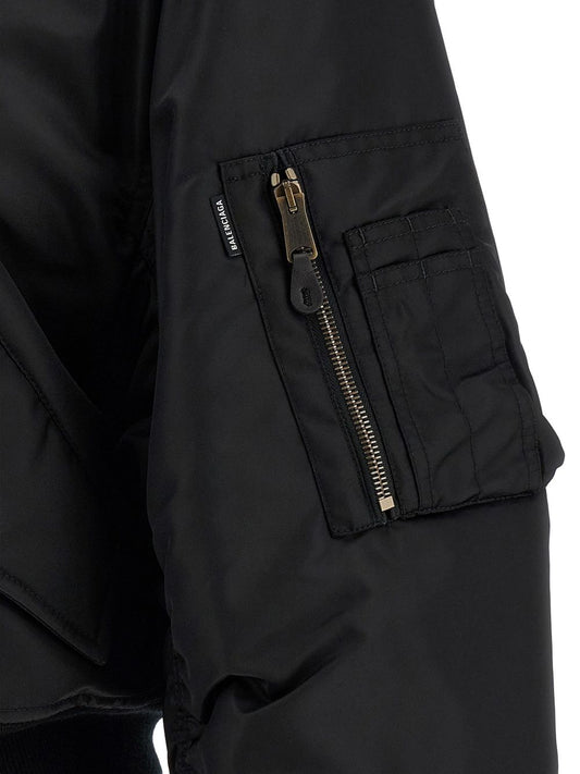Balenciaga Coats Black