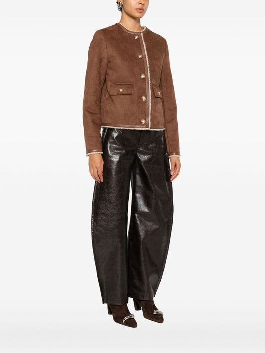 Semicouture Jackets Brown