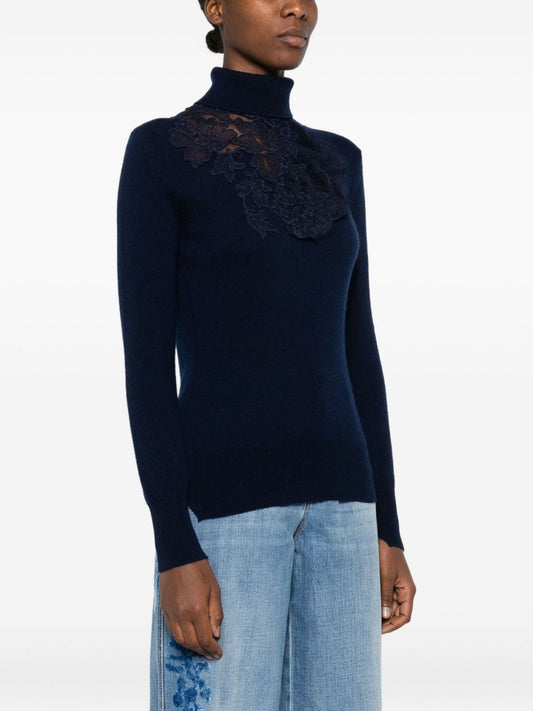 Ermanno Scervino Sweaters Blue