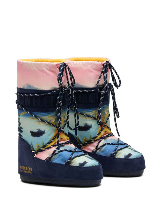 MOON BOOT X GUEST IN RESIDENCE Boots Blue
