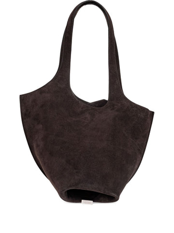 The Attico ''La Scoop'' Dark Brown Shoulder Bag